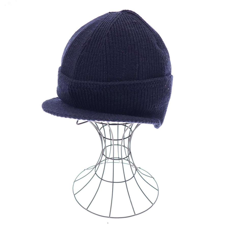 visvim VS VISOR KNIT BEANIEネイビー ニット帽 visvim（ヴィズヴィム
