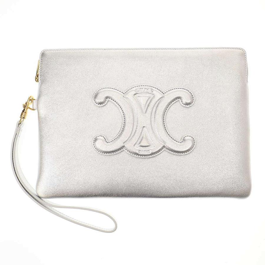 CELINE セリーヌ Small Pouch with strap トリオンフレザー CELINE セリーヌ Small Pouch with strap トリオンフレザー