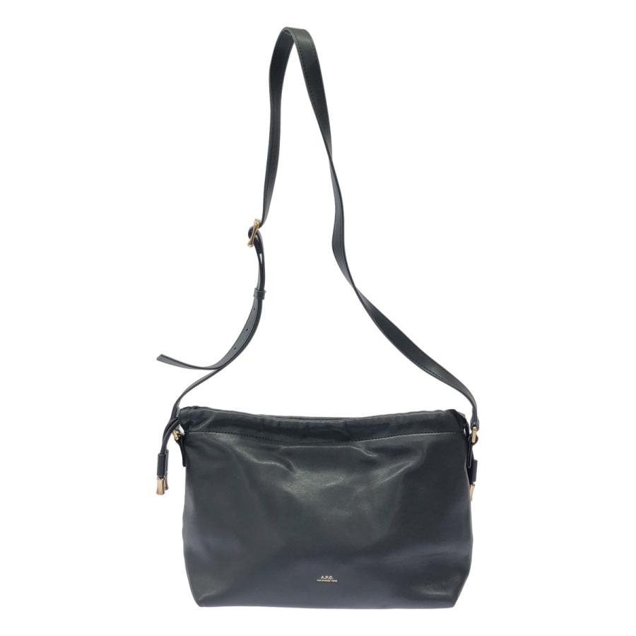 A.P.C アーペーセー NINON レザー ショルダーバッグ ブラック 