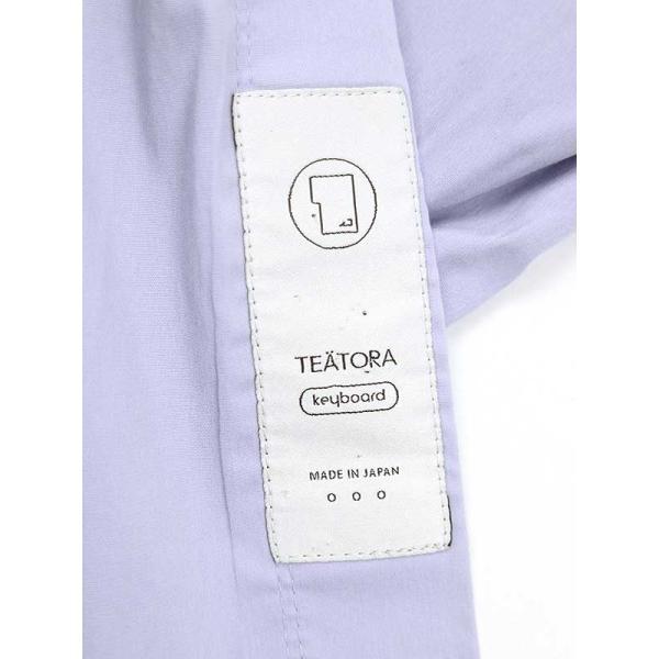 TEATORA テアトラ EYBOARD SHIRT キーボードシャツ パープル系 サイズ 