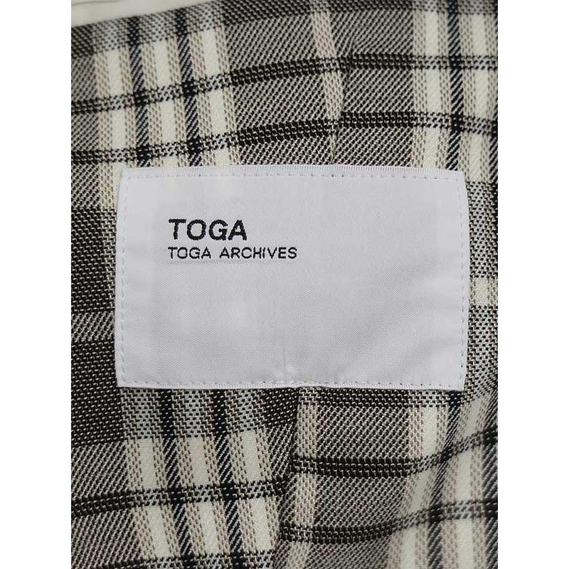 TOGA ARCHIVES トーガアーカイブス 21SS ジレドッキングチェック TOGA ARCHIVES トーガアーカイブス 21SS ジレドッキングチェック
