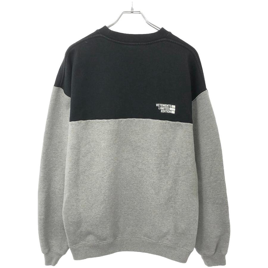 VETEMENTS（ヴェトモン） 20AW 2トーンスウェットトレーナー 