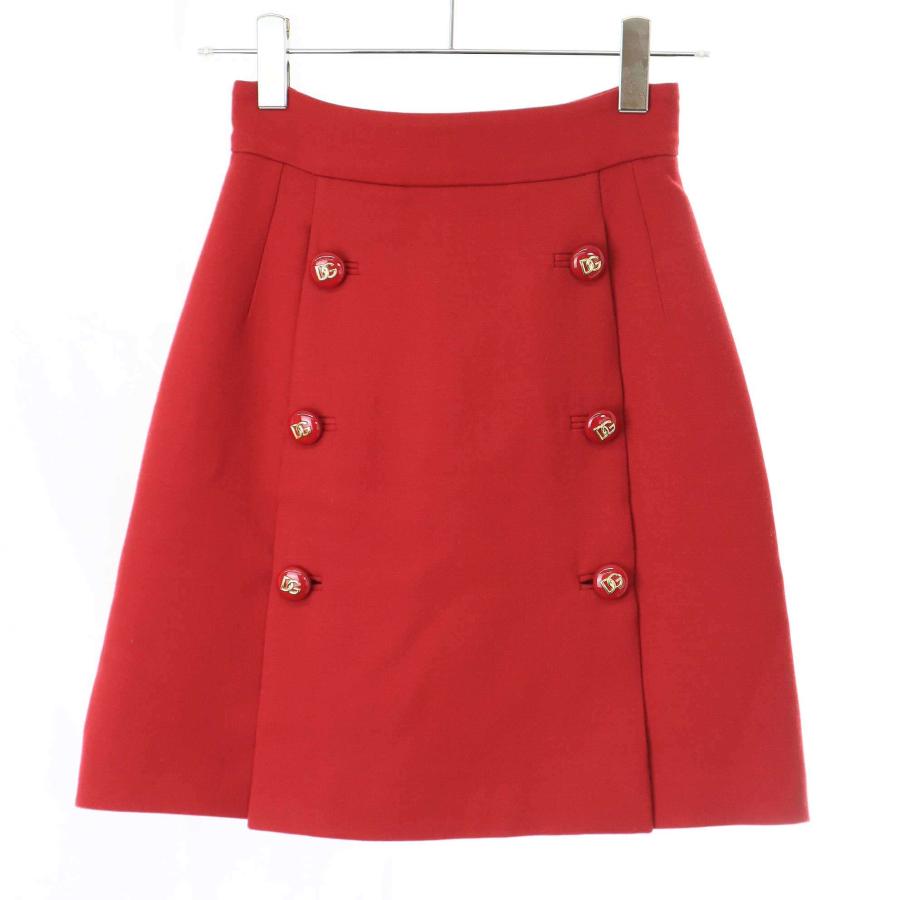 専用！　DOLCE&GABBANA スカート DOLCE&GABBANA ドルチェ＆ガッバーナ DGボタンウールタイト