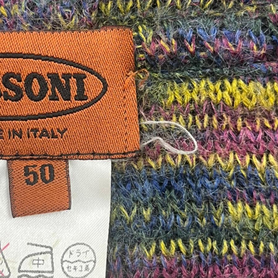 MISSONI ミッソーニ モヘヤウールジップアップニットパーカー ブラック  