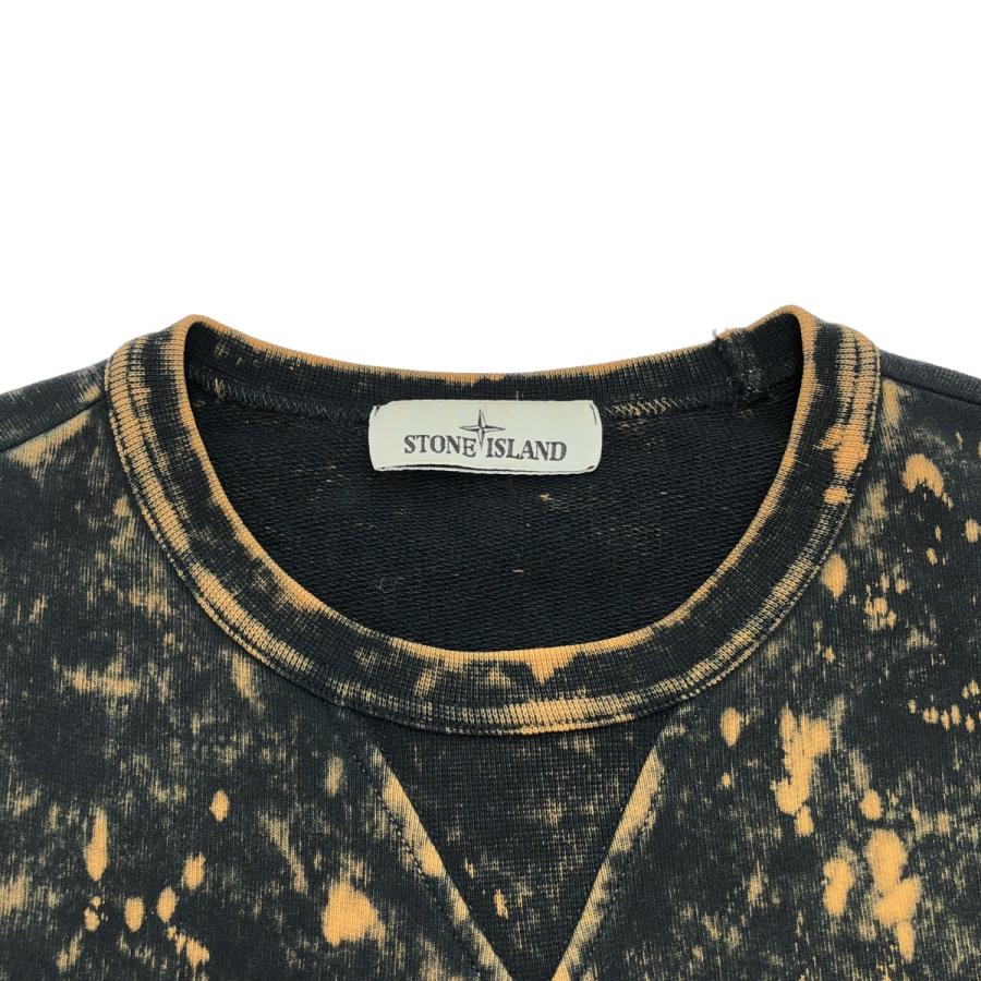 メンズ Stone Island DUST加工 ブリーチ CREW SWEAT XL