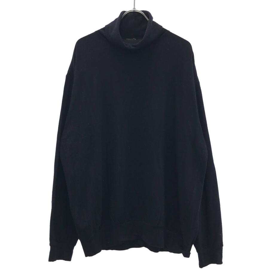 COMOLI（コモリ） 23AW ウール天竺長袖タートルネック Y03-05006 