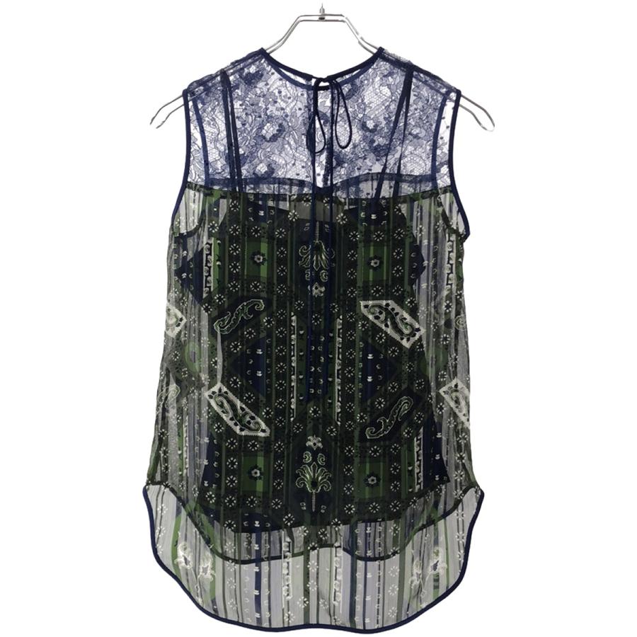 mame kurogouchi マメ クロゴウチ 20AW Stained Glass Printed Top 