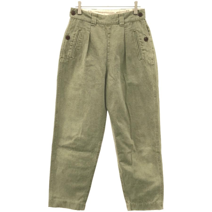 NOWOS nowos ノーウォス ウォッシュ加工テーパードパンツ 3706004705 