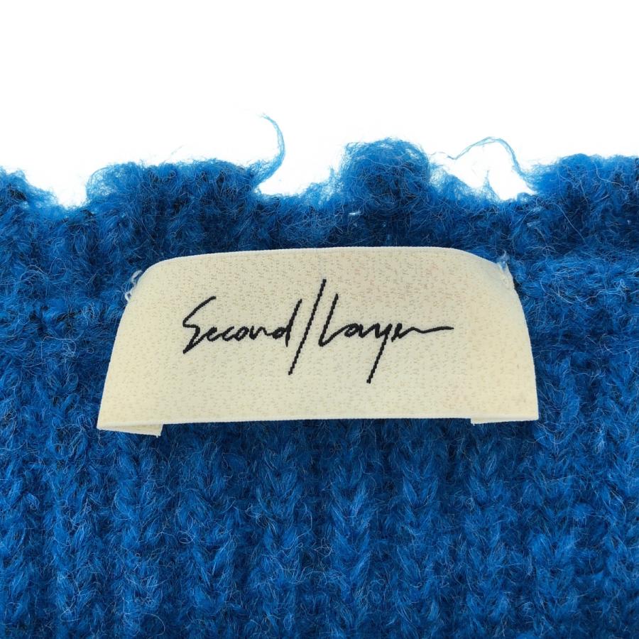 SECOND LAYER セカンドレイヤー 24AW カポネレグランセーター  ブルー 48 SECOND LAYER セカンドレイヤー 24AW カポネレグランセーター ブルー