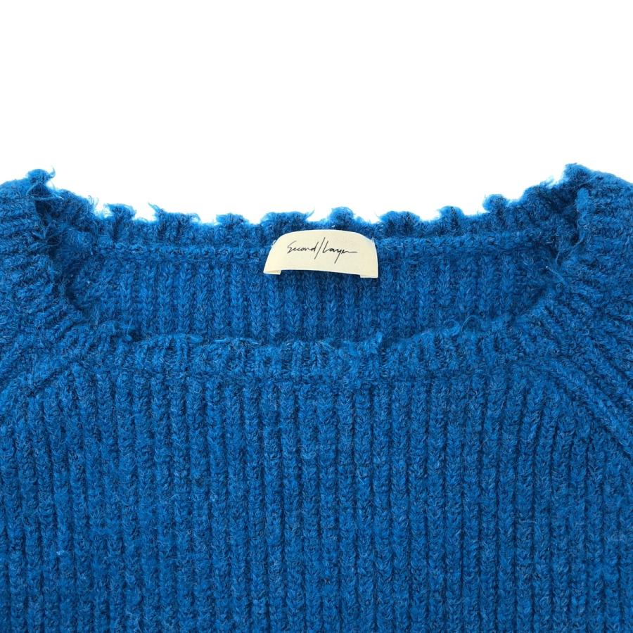 SECOND LAYER セカンドレイヤー 24AW カポネレグランセーター ブルー