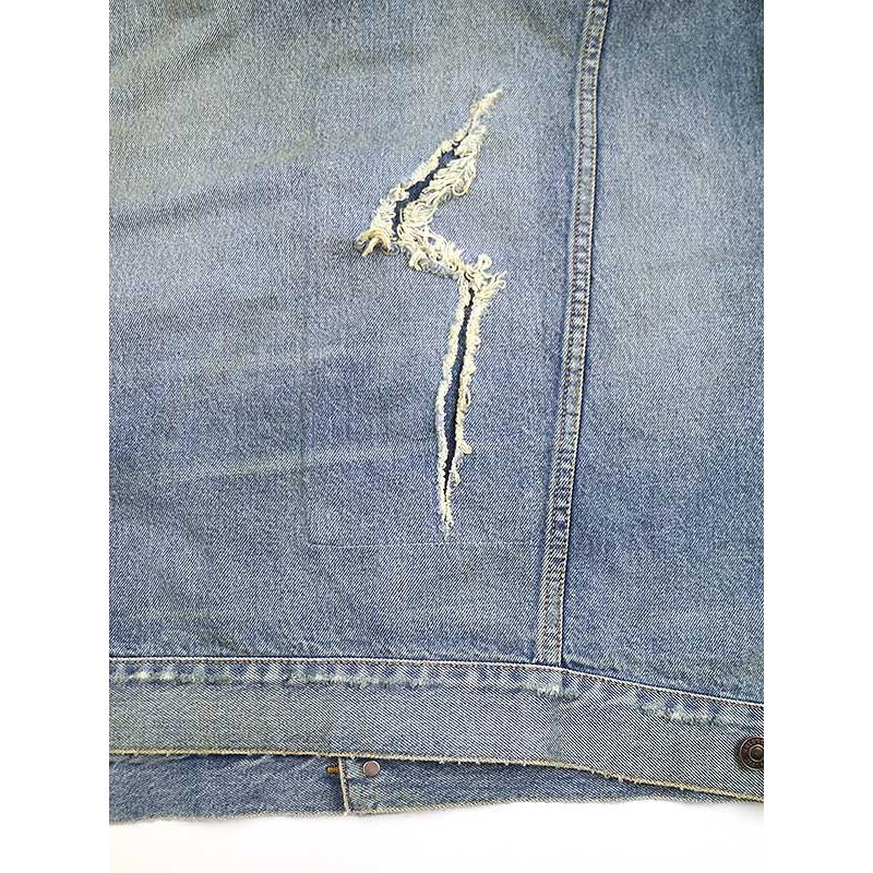 BALENCIAGA バレンシアガ 23SS PATCHED DESTROYED JACKET BALENCIAGA バレンシアガ 23SS PATCHED DESTROYED JACKET