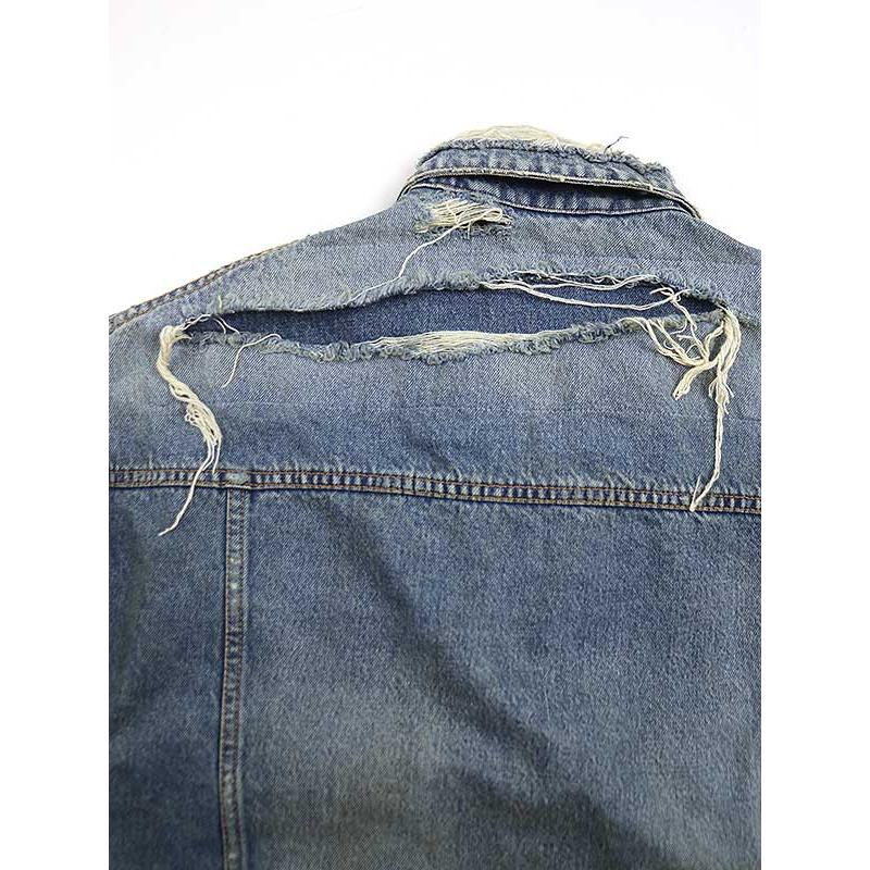 BALENCIAGA バレンシアガ 23SS PATCHED DESTROYED JACKET BALENCIAGA バレンシアガ 23SS PATCHED DESTROYED JACKET