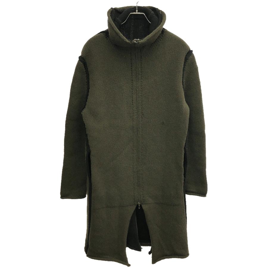 label under construction ニットコート