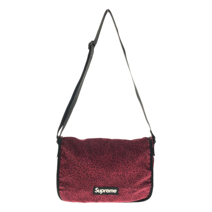 Supreme シュプリーム 25AW Velvet Small Messenger Bag レオパード