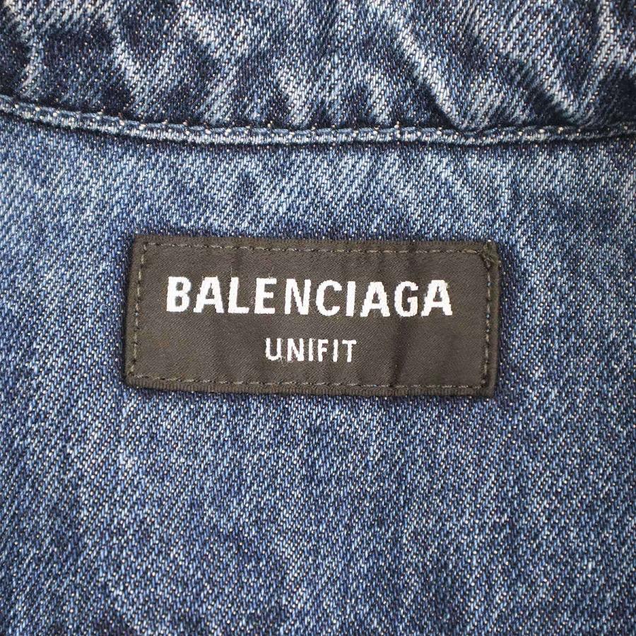 BALENCIAGA バレンシアガ 22SS BB刺繍オーバーサイズデニム BALENCIAGA バレンシアガ 22SS BB刺繍オーバーサイズデニム