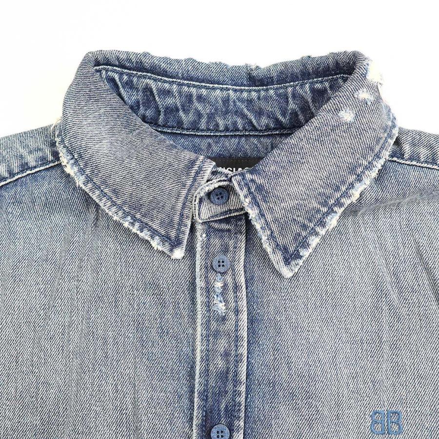 BALENCIAGA バレンシアガ 22SS BB刺繍オーバーサイズデニム BALENCIAGA バレンシアガ 22SS BB刺繍オーバーサイズデニム