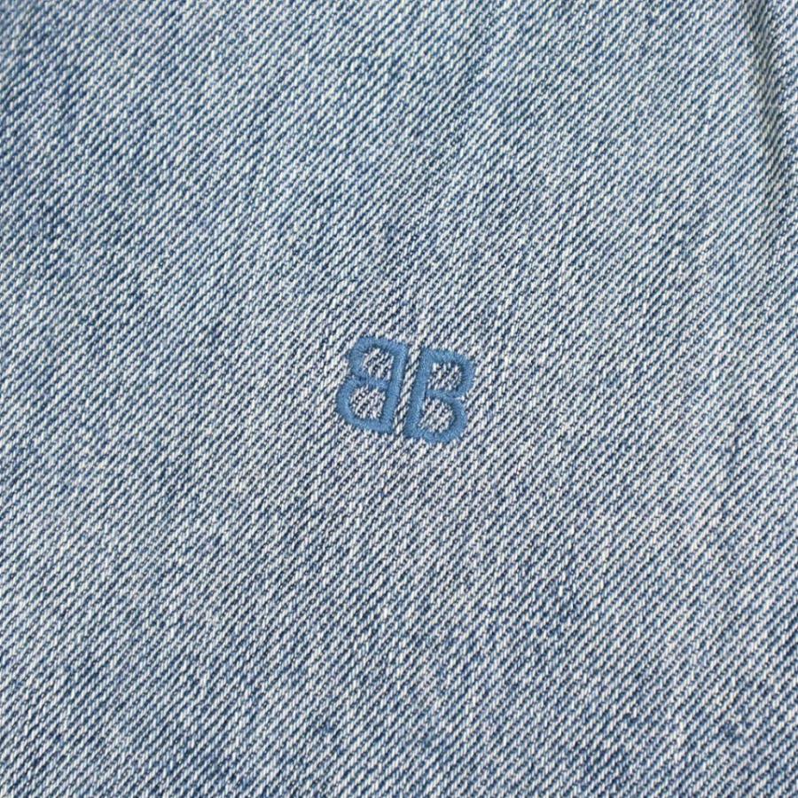 BALENCIAGA バレンシアガ 22SS BB刺繍オーバーサイズデニム BALENCIAGA バレンシアガ 22SS BB刺繍オーバーサイズデニム
