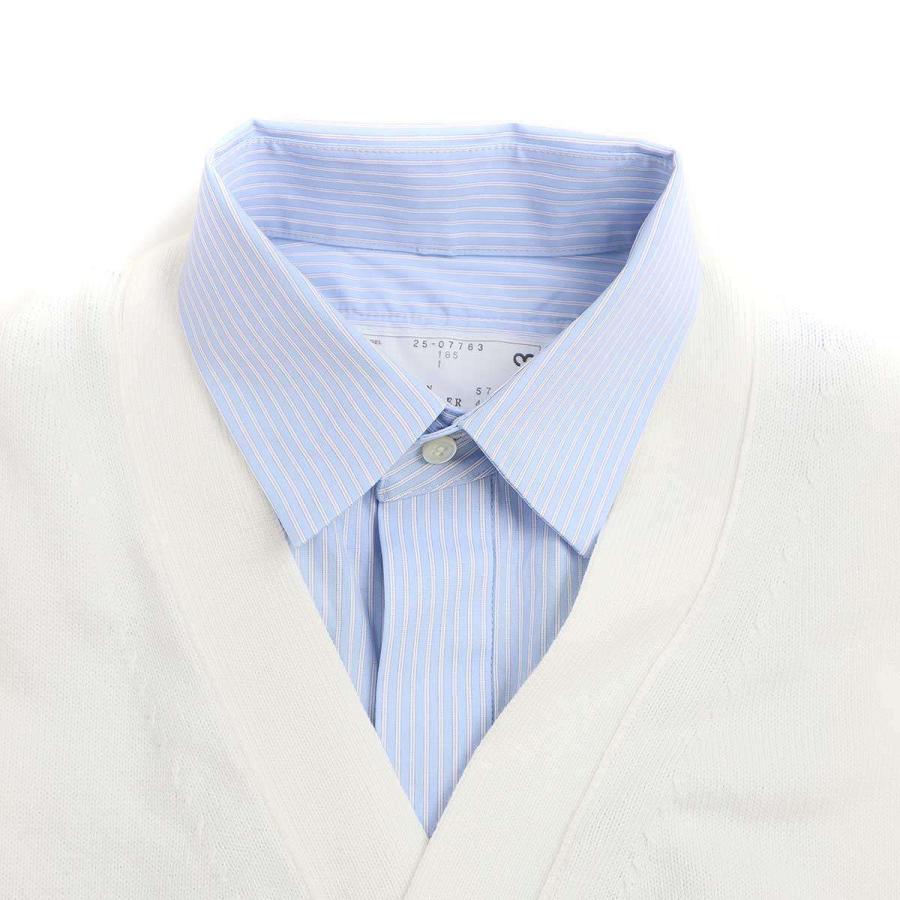 sacai（サカイ） 25SS Cotton Poplin x Knit Cardigan コットン