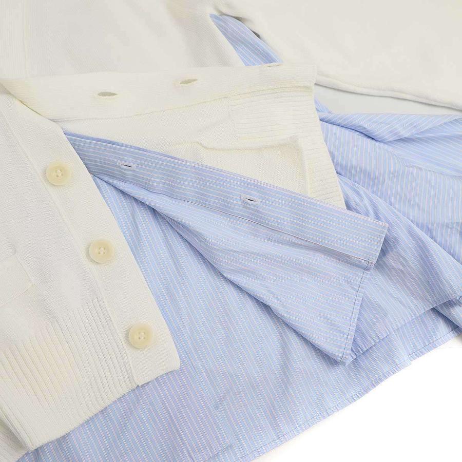sacai（サカイ） 25SS Cotton Poplin x Knit Cardigan コットン