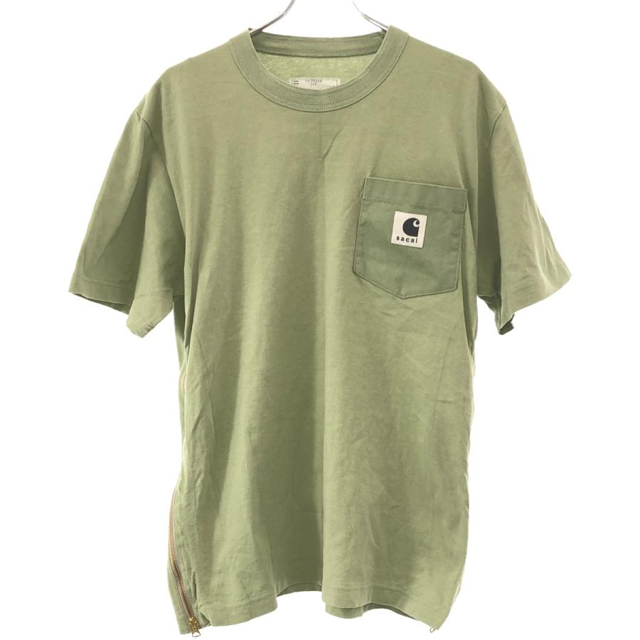 sacai × Carhartt 新品未使用サイドスナップボタンTシャツ s-musee_371112233