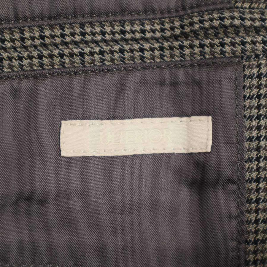 ULTERIOR アルテリア 20AW GUNCLUB CHECK COVERT CLOTH OVER COAT ガン