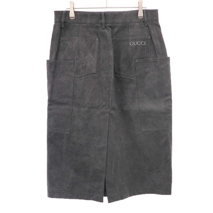 GUCCI - グッチ ジャケット・スカートセット GUCCI（グッチ） コットンキャンバスダブルジャケット&コットン