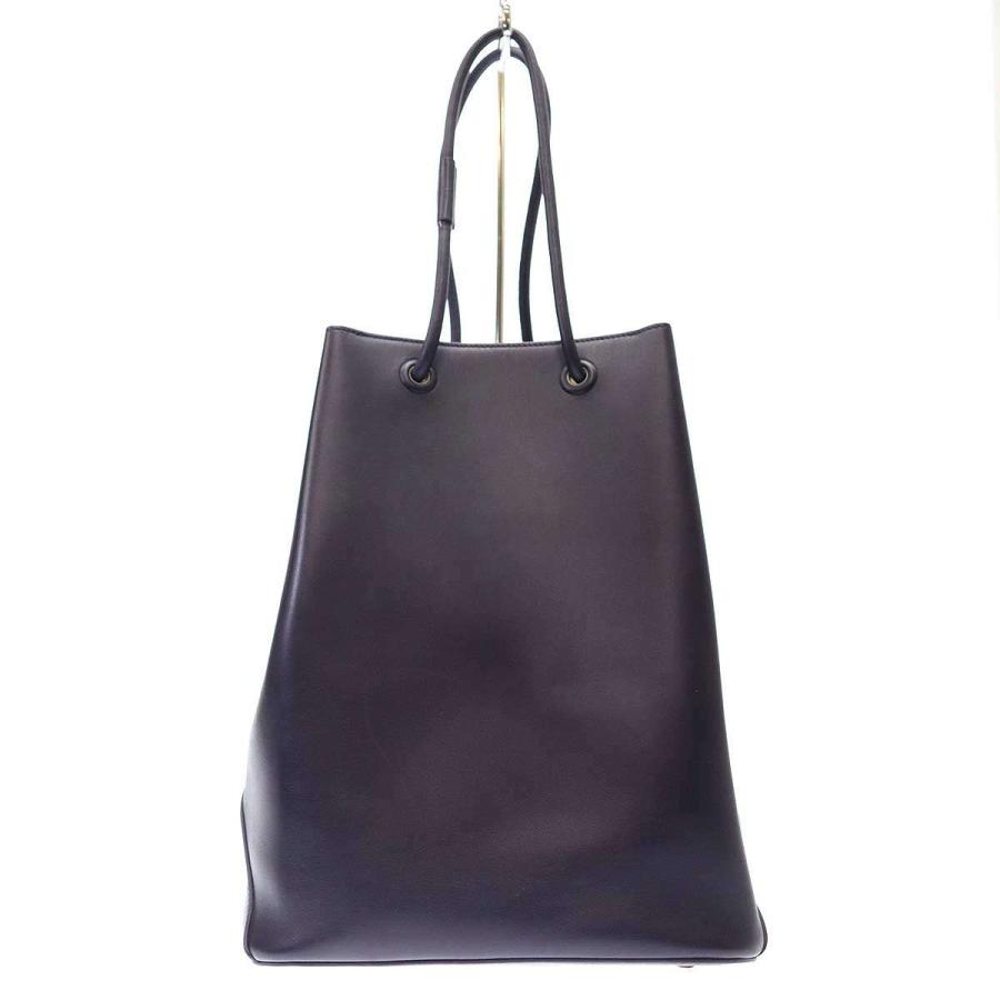 【美品】ジルサンダー　JIL SANDER トートバッグ　 ショルダー　パープル JIL SANDER 美品 ジルサンダー J-SHOPPER SM レザートートバッグ