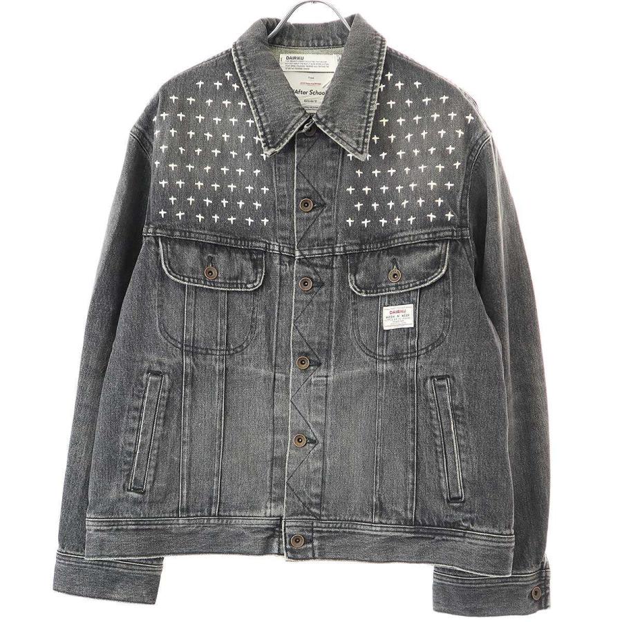 DAIRIKU（ダイリク） 22AW Cross Embroidery Vintage Denim Jacket