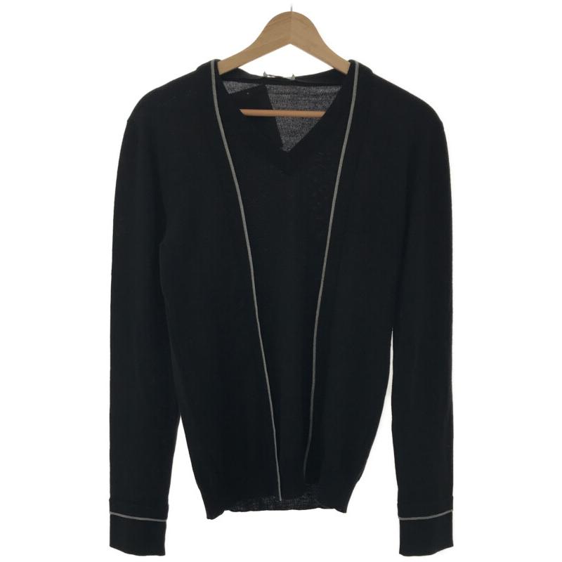 Dior HOMME ディオールオム 05AW Vネックウールラインニット Dior HOMME ディオールオム 05AW Vネックウールラインニット