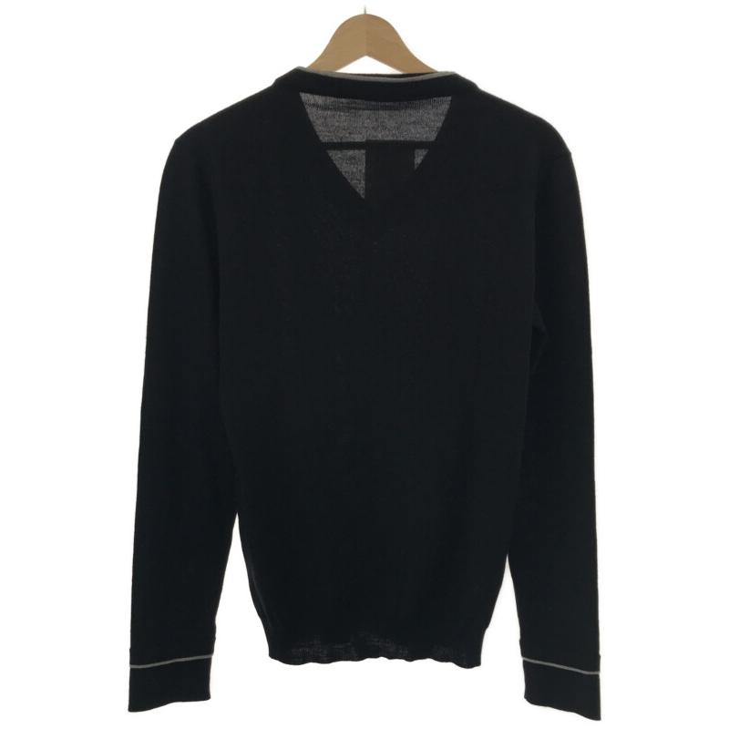 Dior HOMME ディオールオム 05AW Vネックウールラインニット Dior HOMME ディオールオム 05AW Vネックウールラインニット