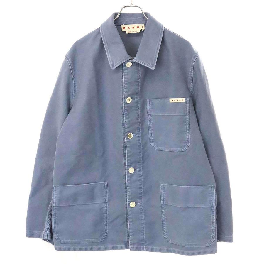 MARNI（マルニ） 24AW Garment Dyed Compact Moleskine Jacket