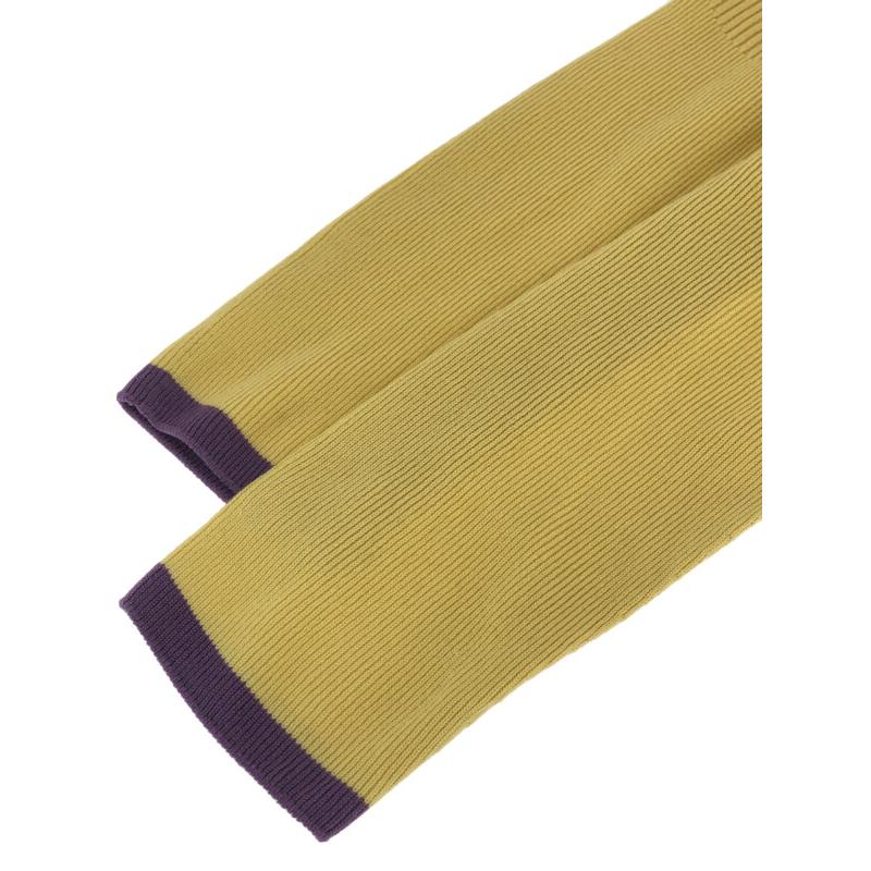 CFCL シーエフシーエル 22AW cupro rib top 2 タートルネックリブニットセーター イエロー 1 CF004KN035 CFCL シーエフシーエル 22AW cupro rib top 2 タートルネック