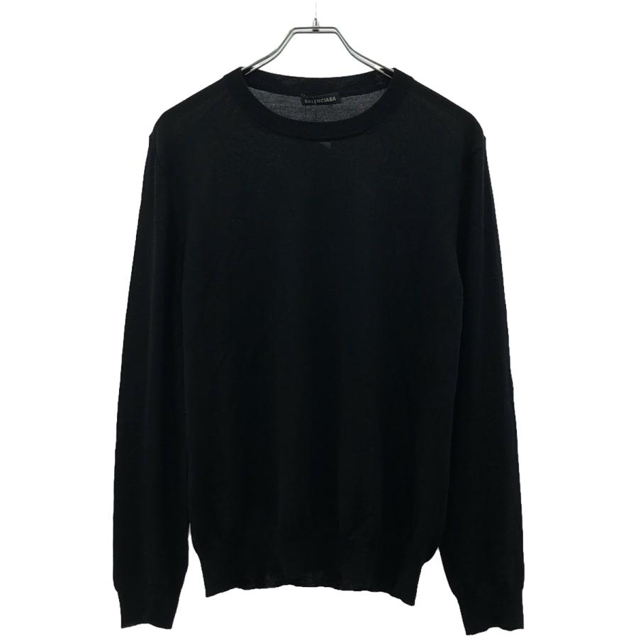 BALENCIAGA（バレンシアガ） 19AW BBロゴ クルーネックニットセーター
