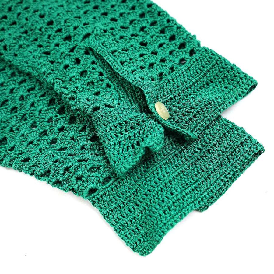 AURALEE オーラリー 22SS HAND CROCHET COTTON KNIT SHIRTS AURALEE オーラリー 22SS HAND CROCHET COTTON KNIT SHIRTS