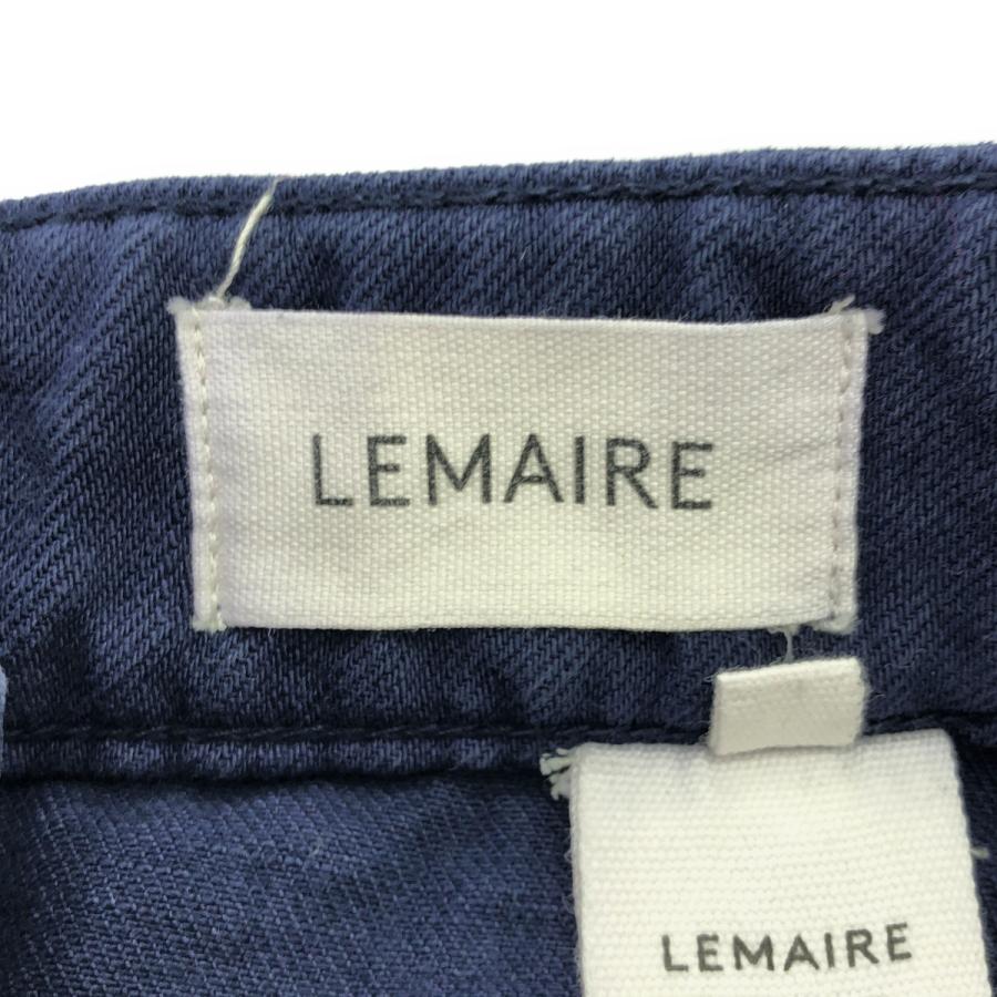 LEMAIRE（ルメール） 製品染めワイドデニムパンツ ネイビー 36