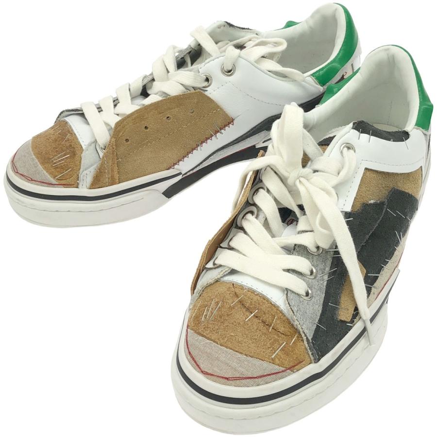 COLUR kolor カラー 22SS パッチワークローカットスニーカー 22SCM