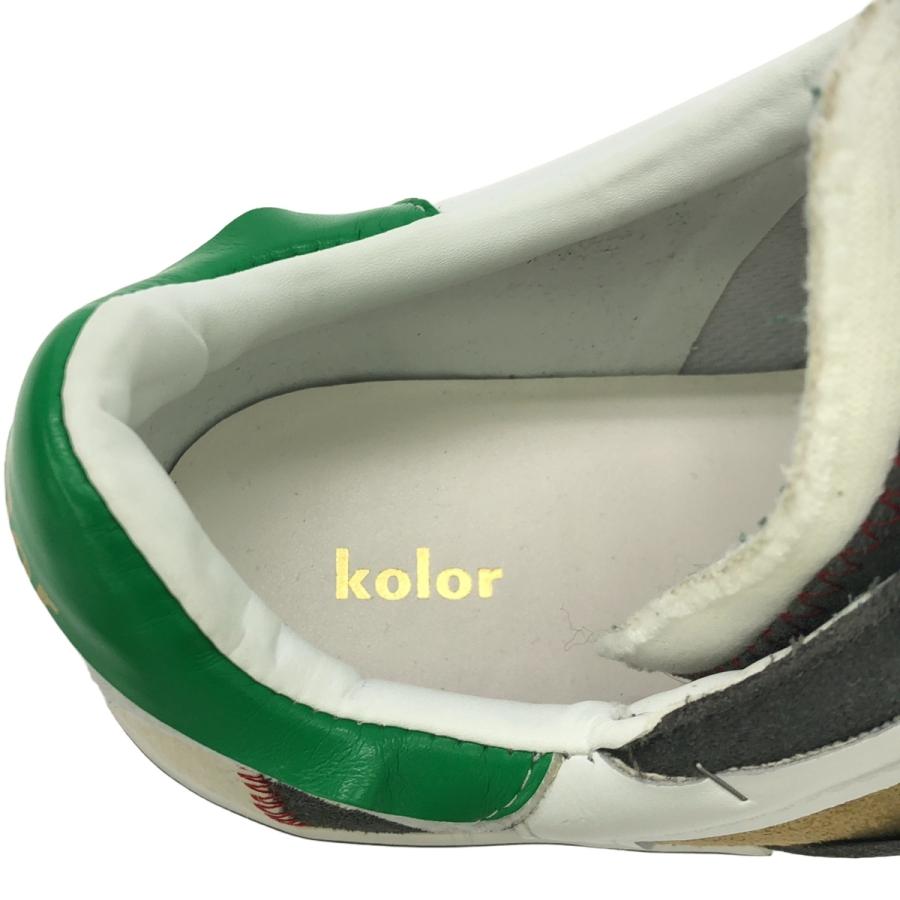 COLUR kolor カラー 22SS パッチワークローカットスニーカー 22SCM