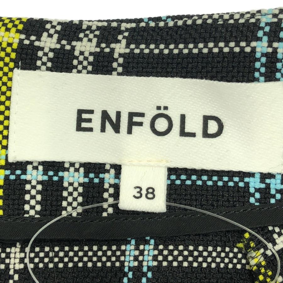 ENFOLD（エンフォルド） 23AW BALLOON-SKIRT チェックバルーンスカート