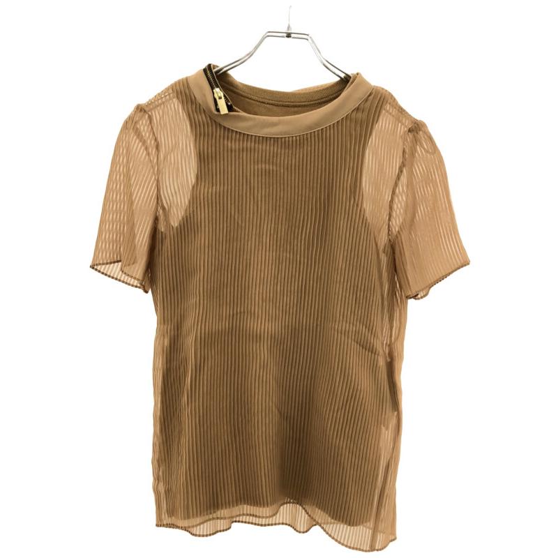 sacai サカイ 20SS Chiffon x Cotton Jersey T-Shirt レイヤード sacai サカイ 20SS Chiffon x Cotton Jersey T-Shirt レイヤード