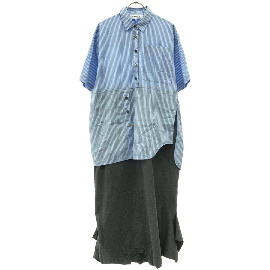 ENFOLD エンフォルド 24AW LAYERED DRESS ショートスリーブ