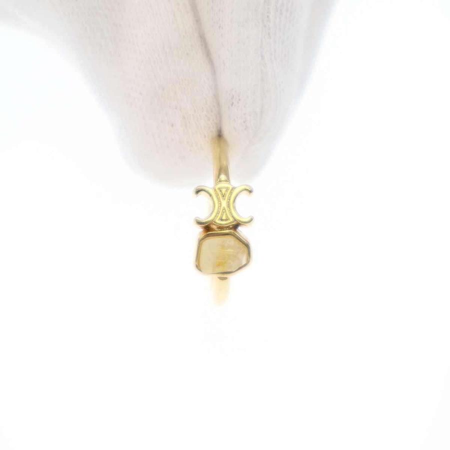 CELINE セリーヌ トリンオフ スパークル フープピアス ゴールド ピアス 即発可能＊ CELINE トリオンフ フープ ピアス (CELINE/ピアス