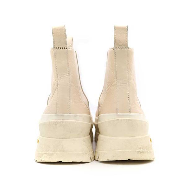 JIL SANDER ジルサンダー サイドゴアプラットフォームレザーブーツ 