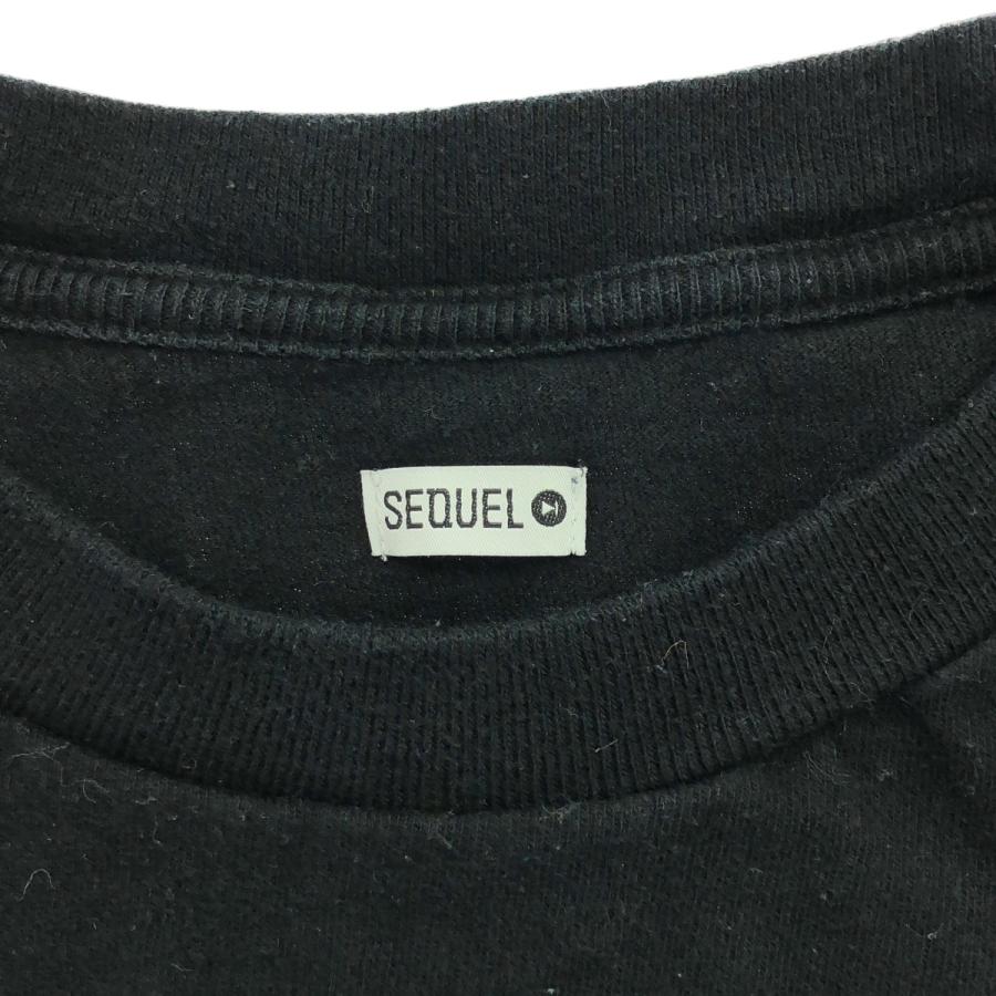 SEQUEL シークエル TEAM SEQUELバックフォトプリントTシャツ ブラック