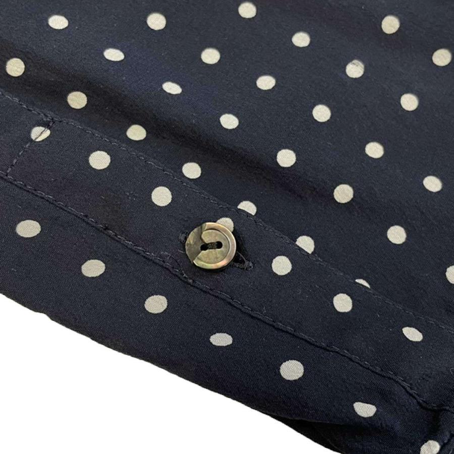 MUSE deuxieme classe シルク ブラウス ネイビー Deuxieme Classe（ドゥーズィエムクラス）の「*silk wash シャツ