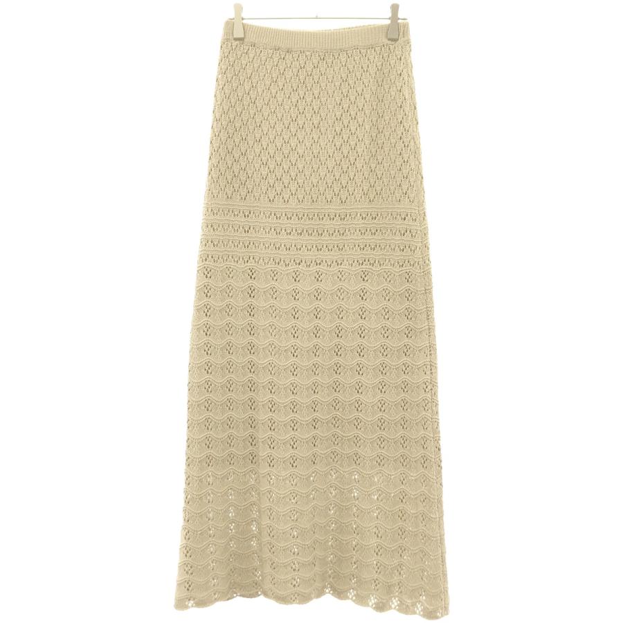 CLANE（クラネ） 20SS CROCHET LONG SKIRT クロシェロングスカート