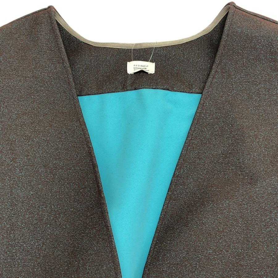 hatra ハトラ 作務衣 ノーカラーコート  パープル系 M HATRA（ハトラ） 作務衣 ノーカラーコート パープル系 M ITTBA38Y8NIU