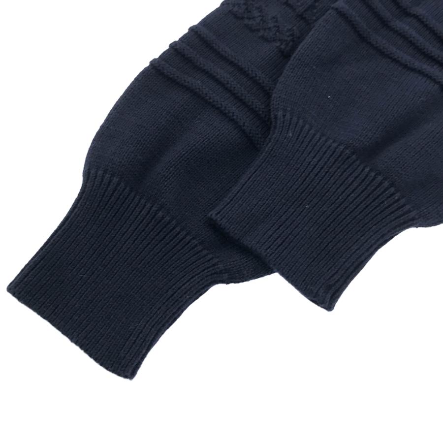 dunhill（ダンヒル） ノルディックケーブルニットセーター ネイビー 38 