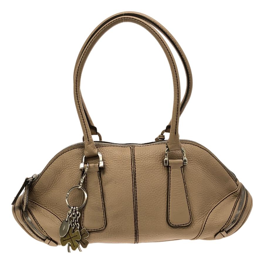 TOD'S（トッズ） TOD'S レザーミニボストンバッグ ベージュ系