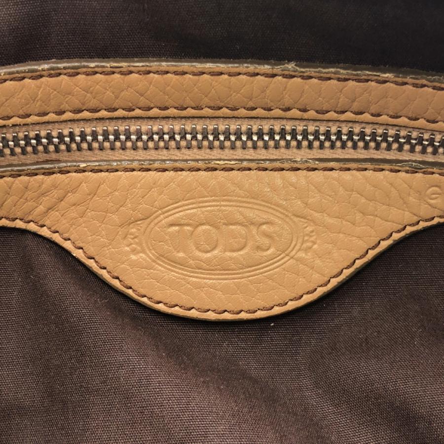 TOD'S（トッズ） TOD'S レザーミニボストンバッグ ベージュ系