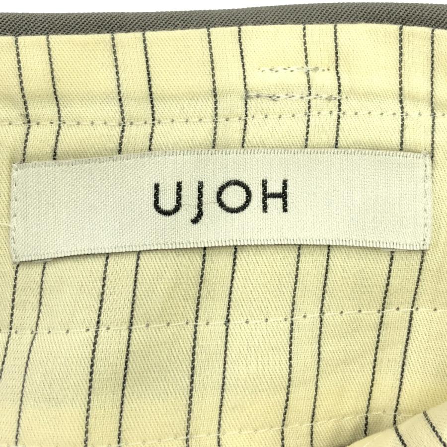Ujoh ウジョー 1タックワイドハーフトラウザーパンツ  グレー系 - UJOH（ウジョー） 1タックワイドハーフトラウザーパンツ グレー系